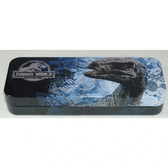 Jurassic World Pencil Case Tin Universal Studios - Picture 7 of 7